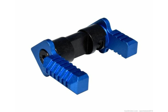 AR15/308 AMBIDEXTROUS SAFETY SELECTOR SWITCH, STEEL AND ALUMINUM - BLUE