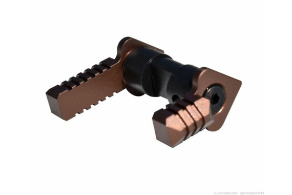 AR15/308 AMBIDEXTROUS SAFETY SELECTOR SWITCH, STEEL AND ALUMINUM - FDE/TAN