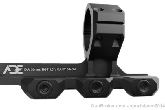 Ade Advanced Optics PS001 Cantilever One Piece Riflescope Mount - 30mm