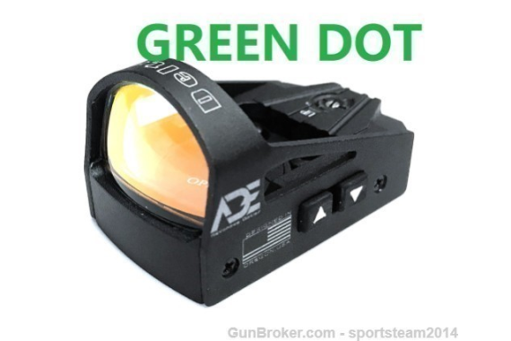 Compact Green Dot Reflex Sight Pistol handgun red