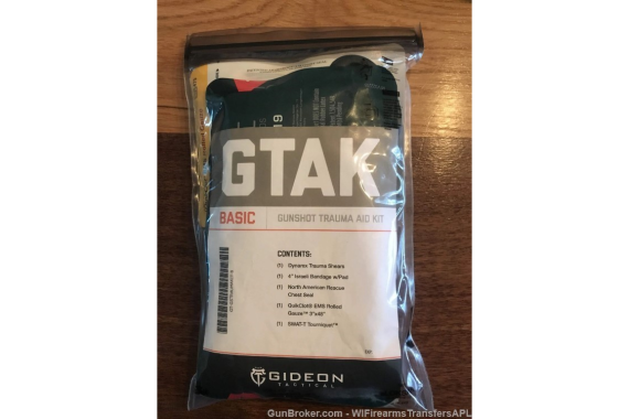 GideonTactical Gunshot Trauma Aid Kit (GTAK) – Basic