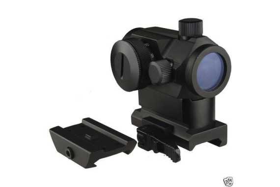 MICRO Red Dot Sight With QD Riser Mount, & Low Pro