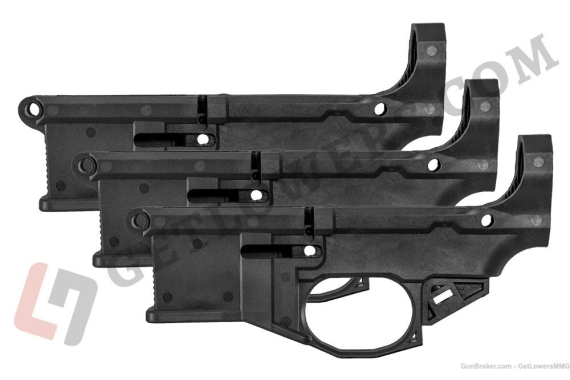 Phoenix2 P80 AR-15 80% Lower Receiver (3-Pack) + Jig & Tooling Kit - BLK