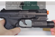 Pistol or Rifle 250 lumen flashlight with QD Mount