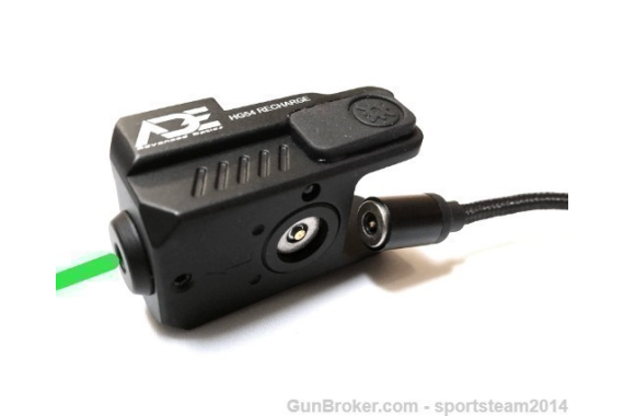 RECHARGEABLE Green Laser Sight for Sub-compact