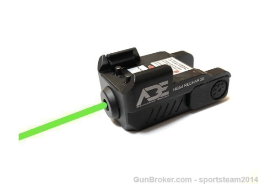 RECHARGEABLE Green Laser Sight for Sub-compact