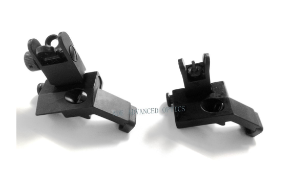 AR15 45 Degree Flip Up Front/Rear Iron Metal Sight