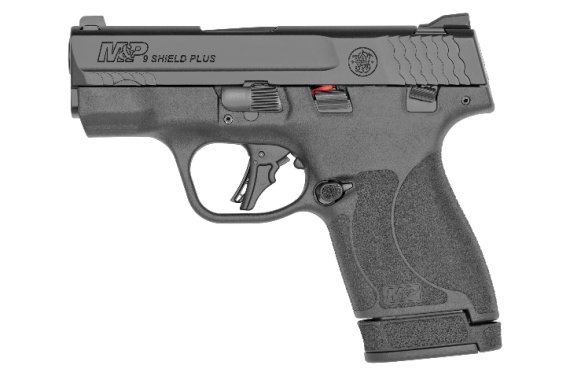 S&W M&P 9 Shield Plus 9mm Luger Semi-Auto Pistol 3.1" Barrel 13 Rounds Thumb Safety Black