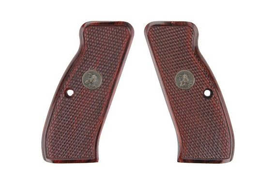 Pachmayr Laminated Wood Grips - Cz 75-85 Rosewood Checkered