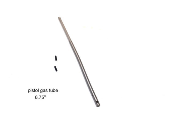 223/5.56/.308 Stainless Steel Gas Tube With Roll Pin – Pistol Length 6.75