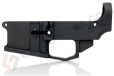 AR15 80% Lower Receiver - Billet Aluminum, Enhanced, Milspec Black Anodized