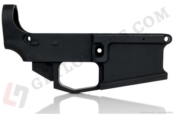 AR15 80% Lower Receiver - Billet Aluminum, Enhanced, Milspec Black Anodized