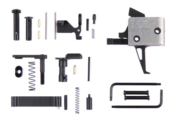 Cmc Ar15-ar10 Lower Parts Kit - With 3-3.5lb Straight Trigger