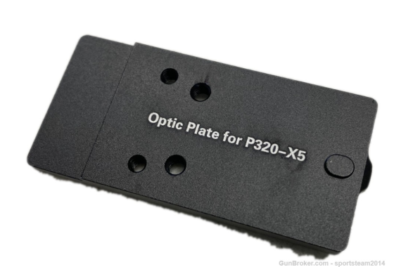 Optic Mounting Plate for Sig Sauer P320-X5 and Vortex Venom/Viper Red Dot