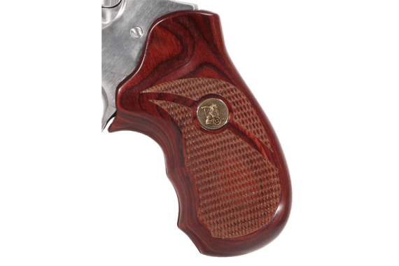 Pachmayr Laminated Wood Grips - Ruger Sp101 Rosewood Checkered