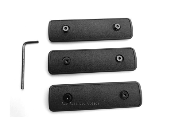 Set of 3! Keymod Panel Rail Cover Protector for AR15 Handguard Rifle -Black