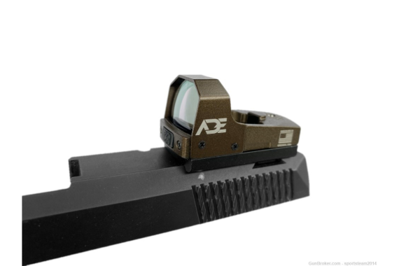 Tan!ADE Green red Dot for Pistol Plate/Cut for Burris Fastfire/Vortex Viper