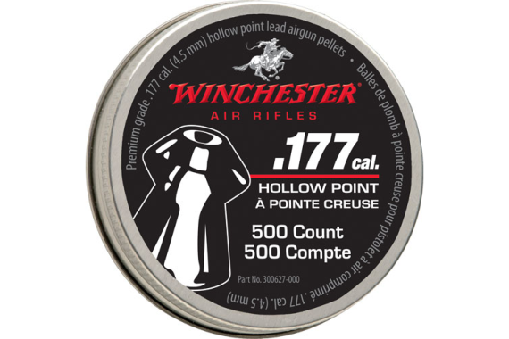 Winchester .177 Hp Pellet - 500 Count Tin 6 Pack Case