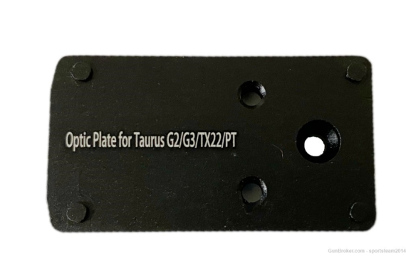 Taurus PT111,PT140,G2,G2C,G3 Optic Plate for Vortex Venom/Viper Red Dot