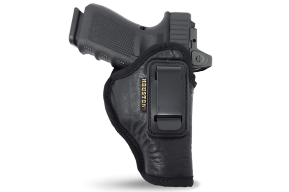 Gun Holster by Houston - Eco Leather Concealed Carry Soft Mater IWB Optical