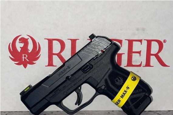 Ruger MAX-9 3.2″ Pistol, No Safety, Optic Ready