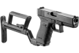 The Armory 01B GLR Glock Stock Black with High Strength Polymer Frame