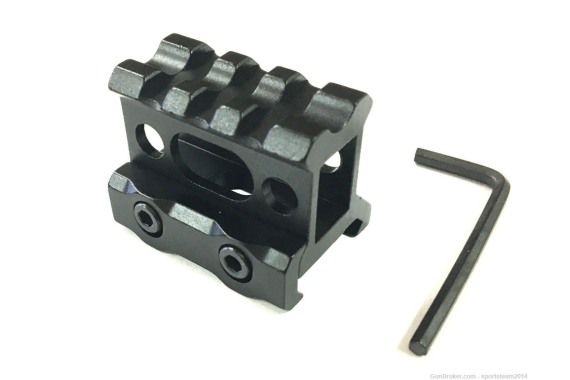 AR15/308 Picatinny Absolute Co-witness Riser Mount Red Dot with Rail