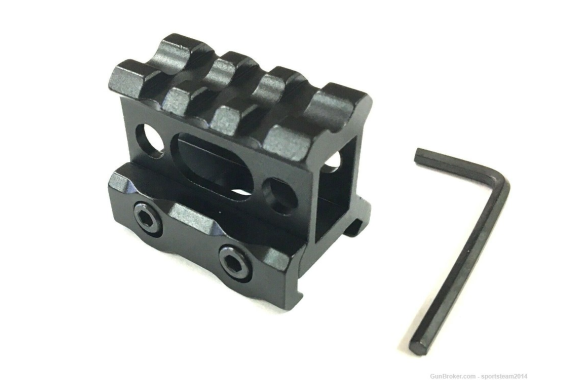 AR15/308 Picatinny Absolute Co-witness Riser Mount Red Dot with Rail