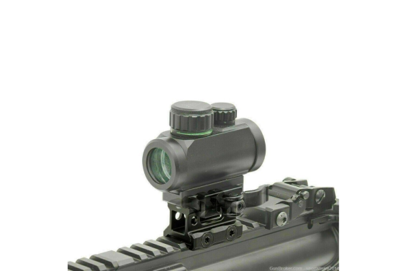 AR15/308 Picatinny Absolute Co-witness Riser Mount Red Dot with Rail