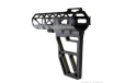 AR15/308 Skeletonized Pistol Brace Stabilizer, Black Anodized Aluminum