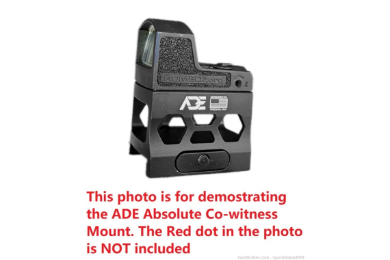 Absolute Co-witness Riser Mount for Sig Sauer Romeo Zero, ADE SPIKE Red Dot
