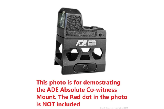 Absolute Co-witness Riser Mount for Sig Sauer Romeo Zero, ADE SPIKE Red Dot