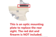 Optic Mount Plate for ALL Glock, Taurus G3C/G3,CANIK TP9 SA fit Red Dot