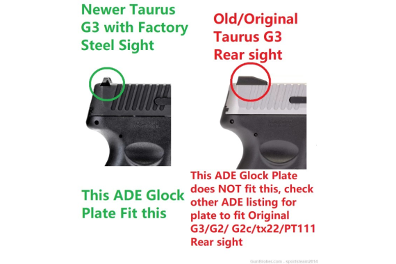 PICATINNY RAIL Mount Plate for Glock 17 19 26 34 43 For Burris Fastfire