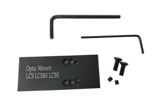 Ruger LC9,LC9s,LC380 Optics Mounting Plate for Holosun 407k/504k,Vortex,RMS