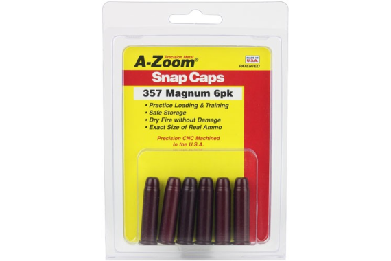 A-zoom Metal Snap Cap .357 - Magnum 6-pack