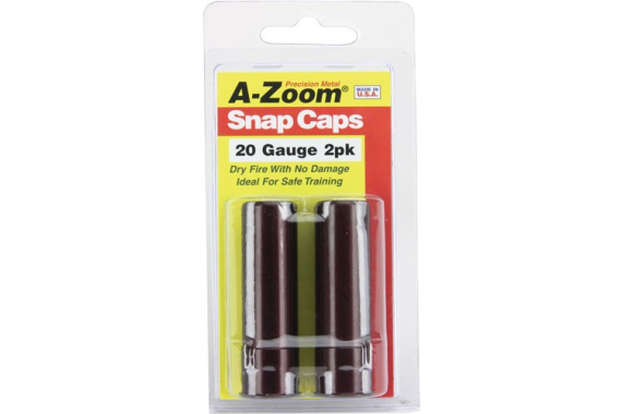 A-zoom Metal Snap Cap 20ga. - 2-pack