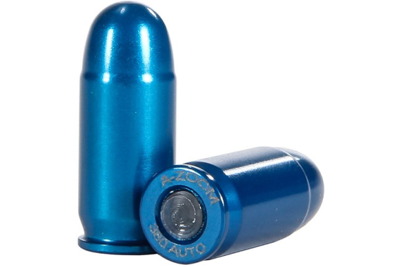A-zoom Metal Snap Cap Blue - .380acp 10-pack