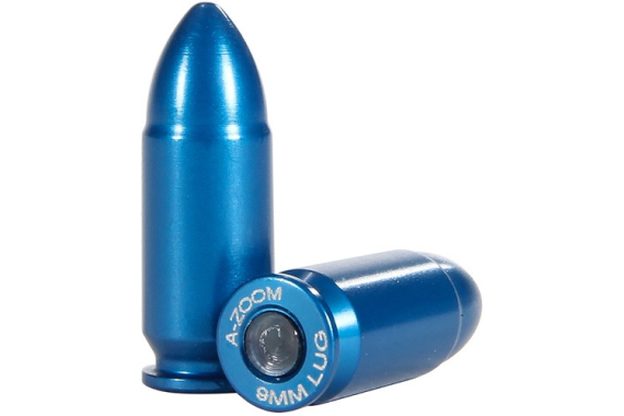 A-zoom Metal Snap Cap Blue - 9mm Luger 10-pack