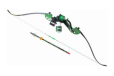 Ams Bowfishing Complete Bow - Kit Water Moc Recurve Green Rh