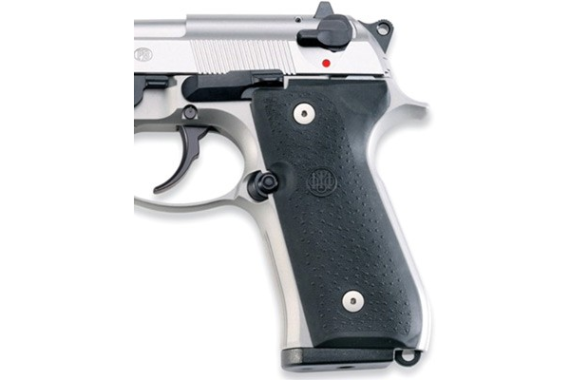 Beretta 92-96 Grip Panels - Rubber Black