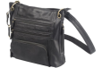 Bulldog Concealed Carry Purse - Large Cross Body Black