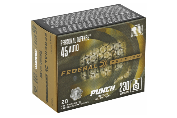 Fed Punch 45acp 230gr Jhp 20-200