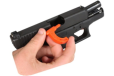 Fsdc Loaded Chamber Indicator - Safety Flags Orange Pistol 6pk