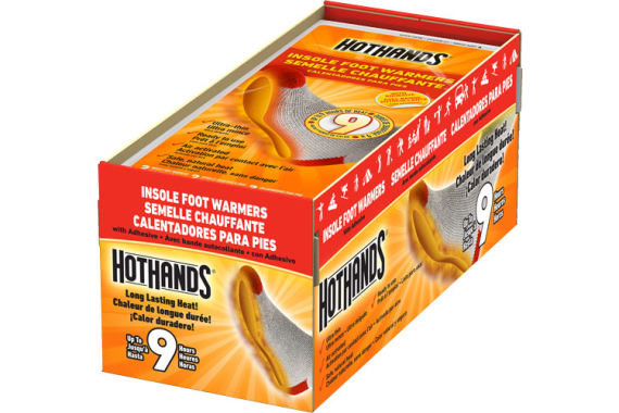 Hothands Insole Foot Warmer 16 - Pairs 9 Hour W- Adhesive
