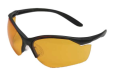 Howard Leight Vapor Ii Glasses - Black Frame-orange Lens