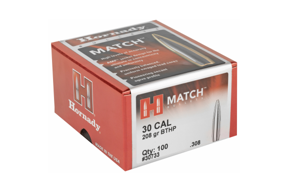 Hrndy Match 30cal .308 208gr 100ct