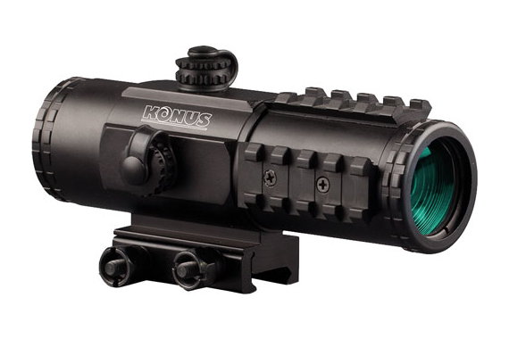 Konus Red-blue Dot Sightpro - Pts2 2.8moa 3x30 Dual Rail Mnt