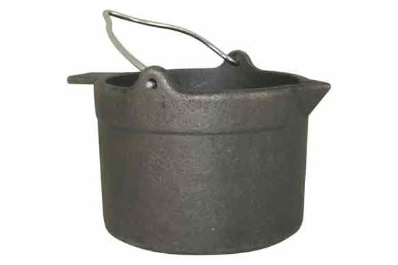 Lyman Lead Pot Cast Iron Holds - 10 Pounds Of Lead
