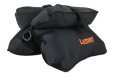 Lyman Match Bench Shooting Bag - Filled Black Nylon-suede